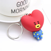 Load image into Gallery viewer, Kpop bts-bangtan boys "Suga" "TATA" etc Personalized Cute Cartoon Keychain Bags Chain For Women Boys Girls Bangtan Accessories