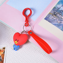 Load image into Gallery viewer, Kpop bts-bangtan boys "Suga" "TATA" etc Personalized Cute Cartoon Keychain Bags Chain For Women Boys Girls Bangtan Accessories