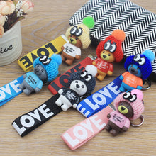 Load image into Gallery viewer, Vicney New Arrival Cute Teddy Bear Key Chain'THIS IS NOT A KOSCHINO TOY'Bear KeyChain Animal Pattern Key Holder For Girl Friend