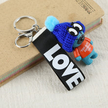 Load image into Gallery viewer, Vicney New Arrival Cute Teddy Bear Key Chain'THIS IS NOT A KOSCHINO TOY'Bear KeyChain Animal Pattern Key Holder For Girl Friend