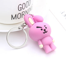 Load image into Gallery viewer, Kpop bangtan boys "Suga" "TATA" etc Personalized Cute Cartoon Keychain Bags Chain For Women Men Jewelry Bangtan Accessories