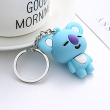 Load image into Gallery viewer, Kpop bangtan boys "Suga" "TATA" etc Personalized Cute Cartoon Keychain Bags Chain For Women Men Jewelry Bangtan Accessories