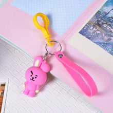 Load image into Gallery viewer, Kpop bangtan boys "Suga" "TATA" etc Personalized Cute Cartoon Keychain Bags Chain For Women Men Jewelry Bangtan Accessories