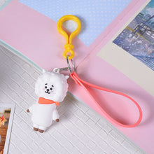 Load image into Gallery viewer, Kpop bangtan boys "Suga" "TATA" etc Personalized Cute Cartoon Keychain Bags Chain For Women Men Jewelry Bangtan Accessories