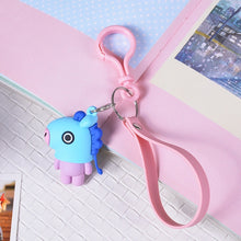 Load image into Gallery viewer, Kpop bangtan boys "Suga" "TATA" etc Personalized Cute Cartoon Keychain Bags Chain For Women Men Jewelry Bangtan Accessories